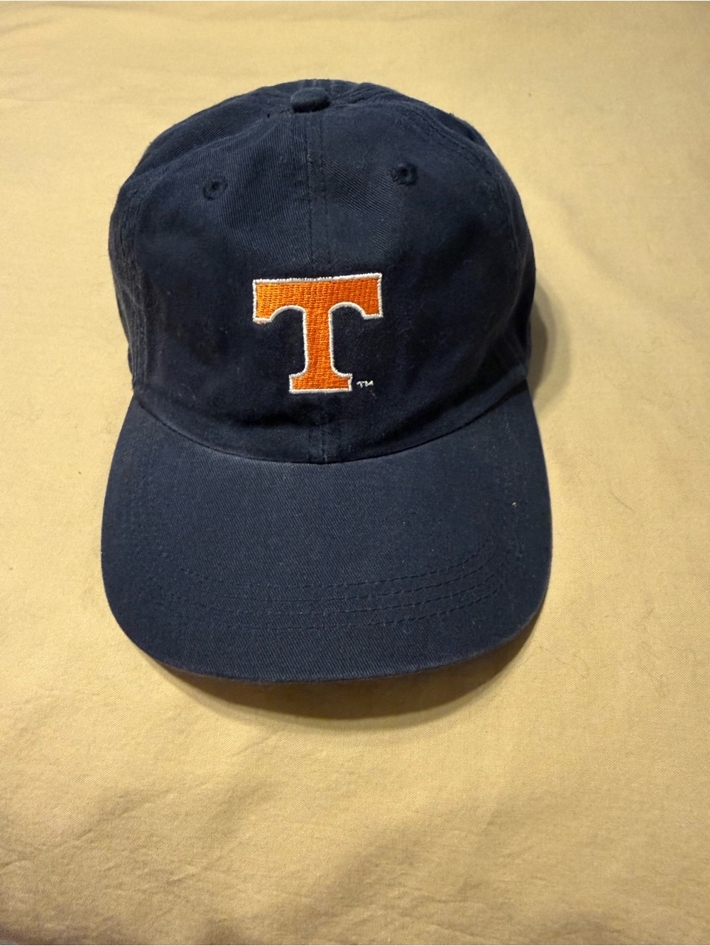 Unisex Navy Tennessee Vols Baseball Cap with Orange 'T' Embroidery
